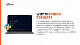 What Does A Python Developer Do in 2025 ? | PPT