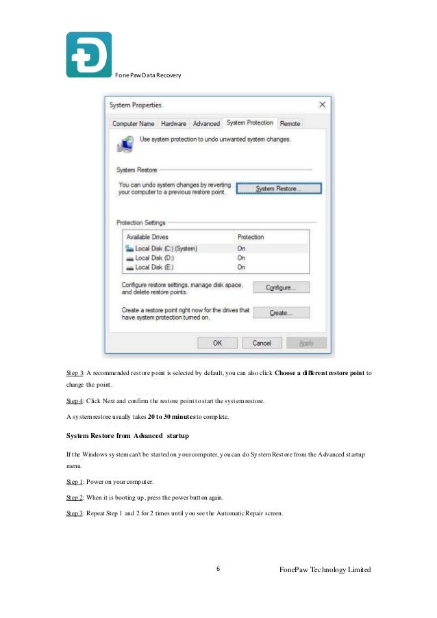 What Does A System Restore Do Will It Recover or Delete