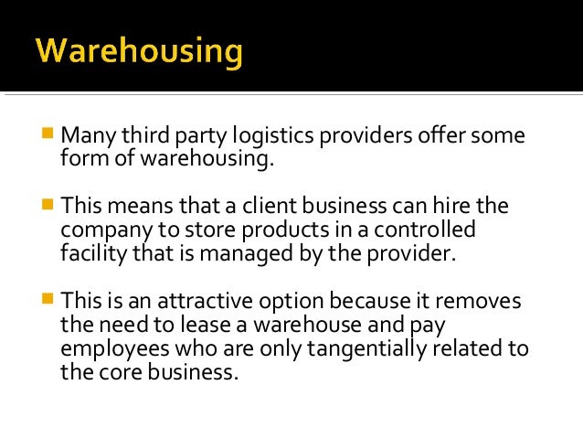 what is a logistics company