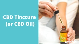 CBD Tincture
(or CBD Oil)
 