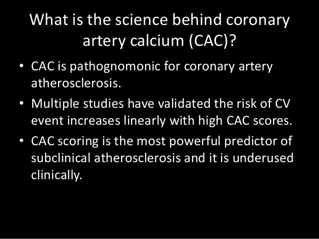 What Does Coronary Calcium Score Mean