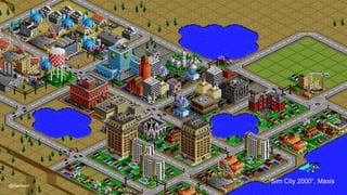“Sim City 2000”, Maxis
@dwmkerr
 