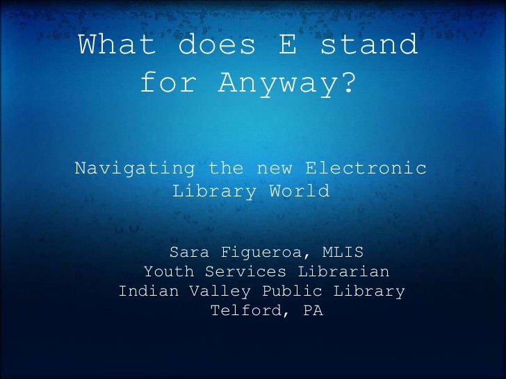 What does e_stand_for_anyway_navigating_the_