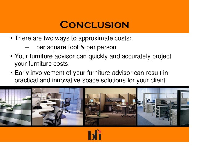 What does furniture cost?