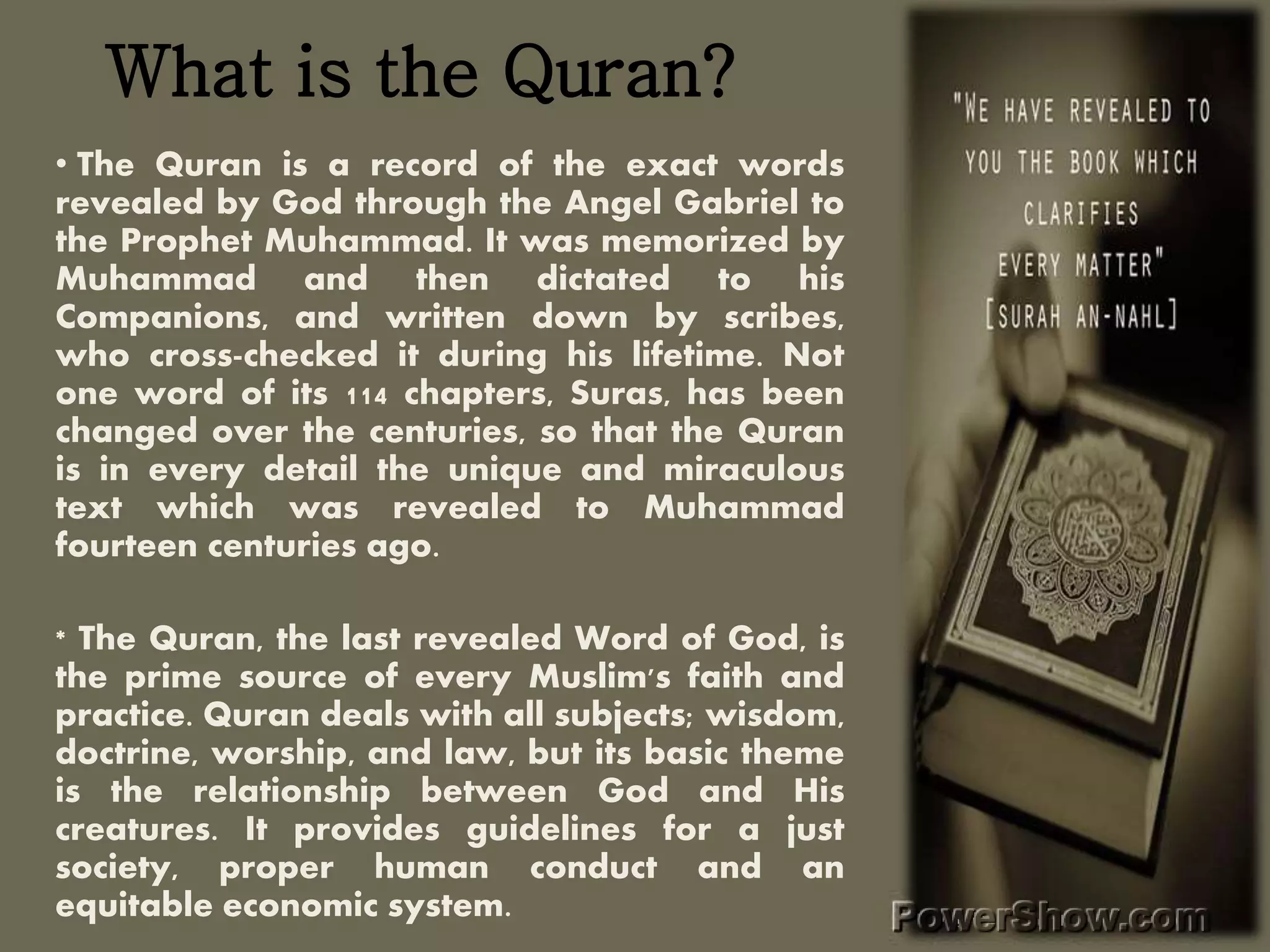 What does islam_stand_for-3982388 | PPT