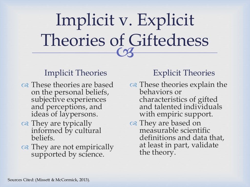 What Does it Mean to be Gifted?