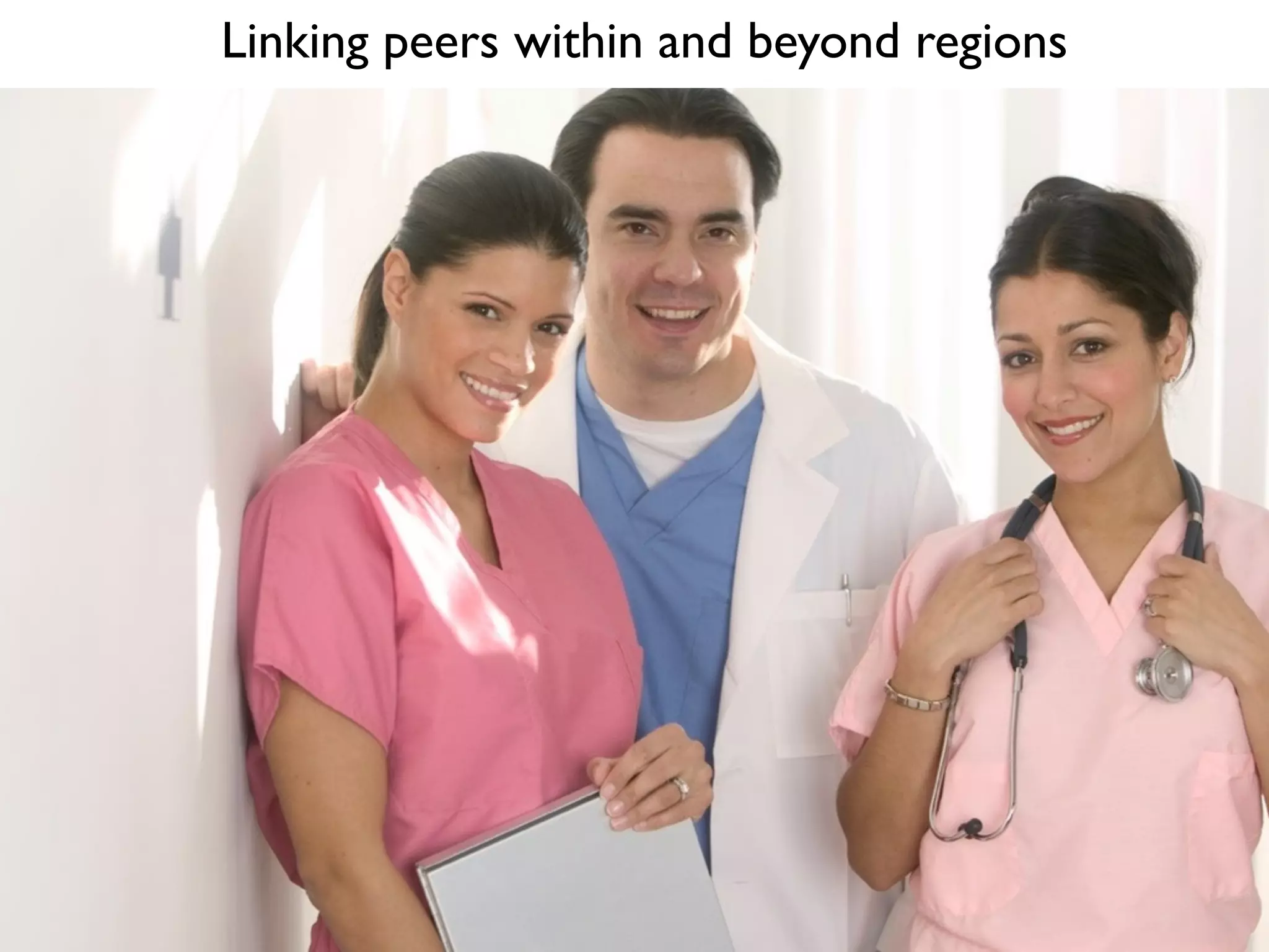 Linking peers within and beyond regions
 