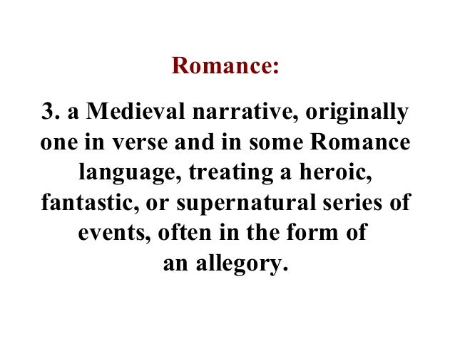 What Does "Romantic" Mean?