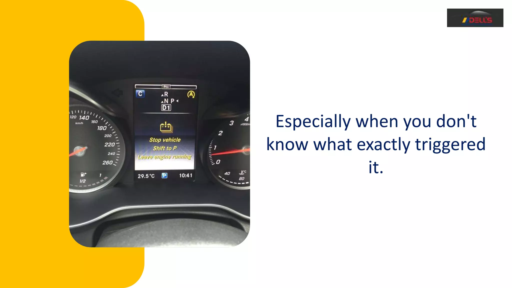 Especially when you don't
know what exactly triggered
it.
 