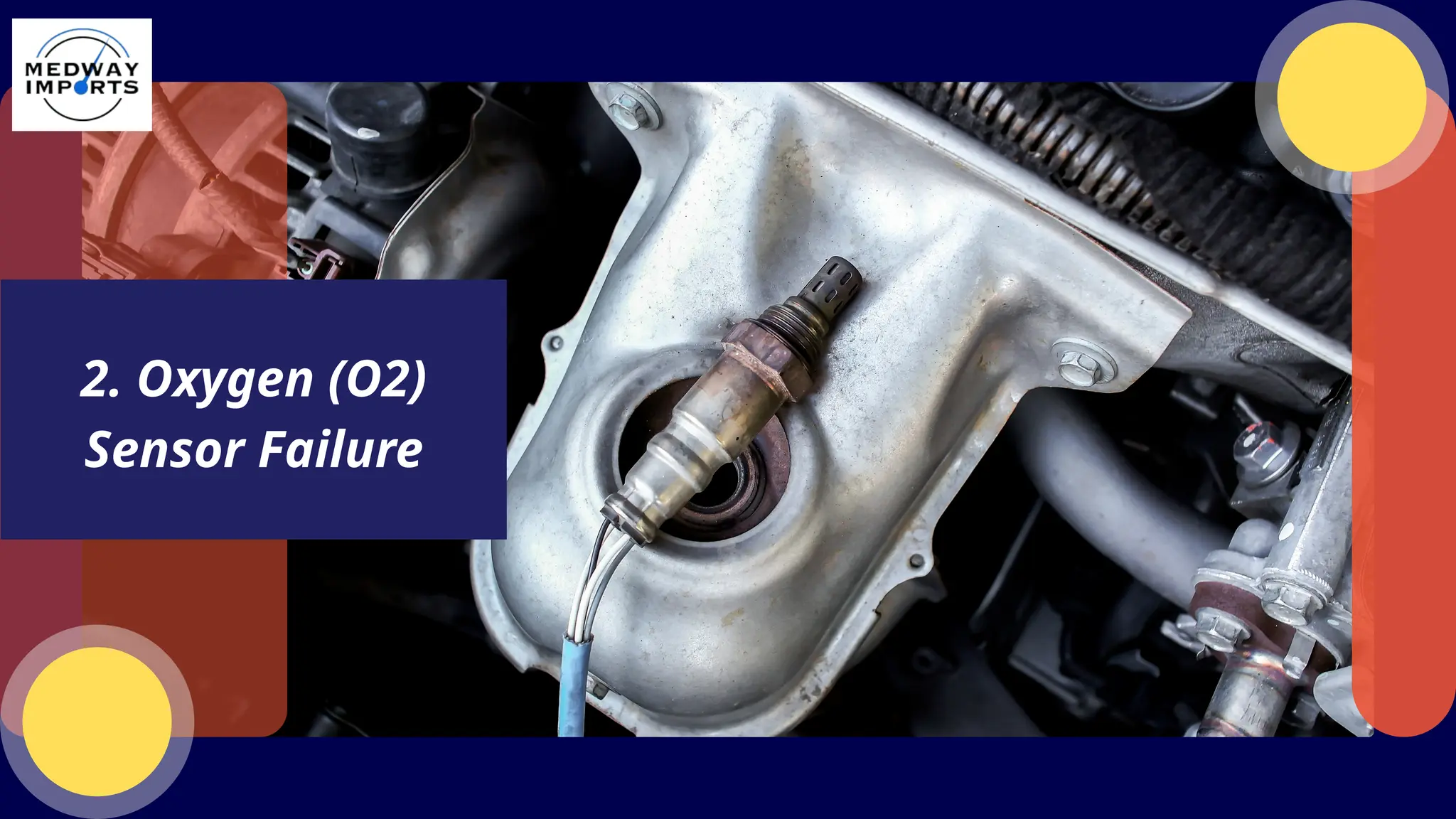 2. Oxygen (O2)
Sensor Failure