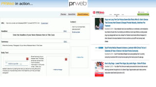 PRWeb in action...
 