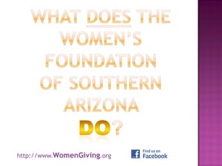 http://www.WomenGiving.org
 