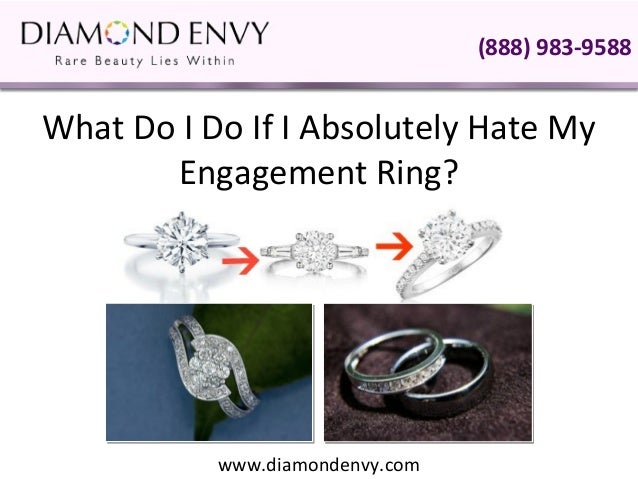 i hate my cluster engagement ring