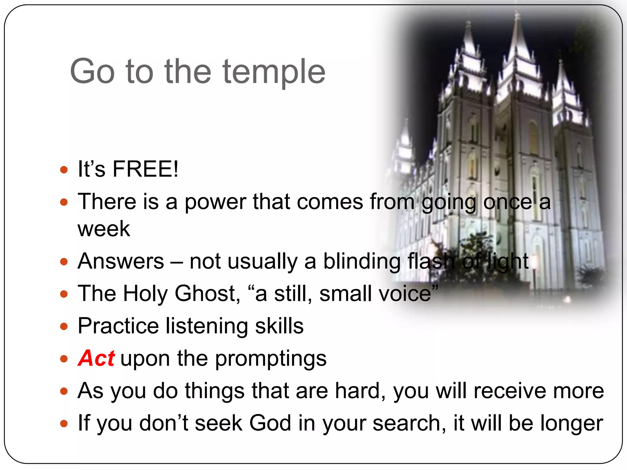 Write in a journal“The two most important books in your life are the one you are reading and the one you are writing.”  -- Robert Louis Stevenson (Treasure Island, Kidnapped, Dr. Jekyll and Mr. Hyde)What is my new purpose?Is God in the details?How do I record promptings? Your “web presence” – “brand yourself”“The Goates Notes” was born – “where religion and politics are not taboo topics. . .”“Find your voice,” then use it!
