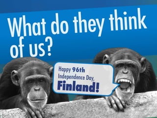 What do they think of us? A homage to Finland on its 96th independence day.