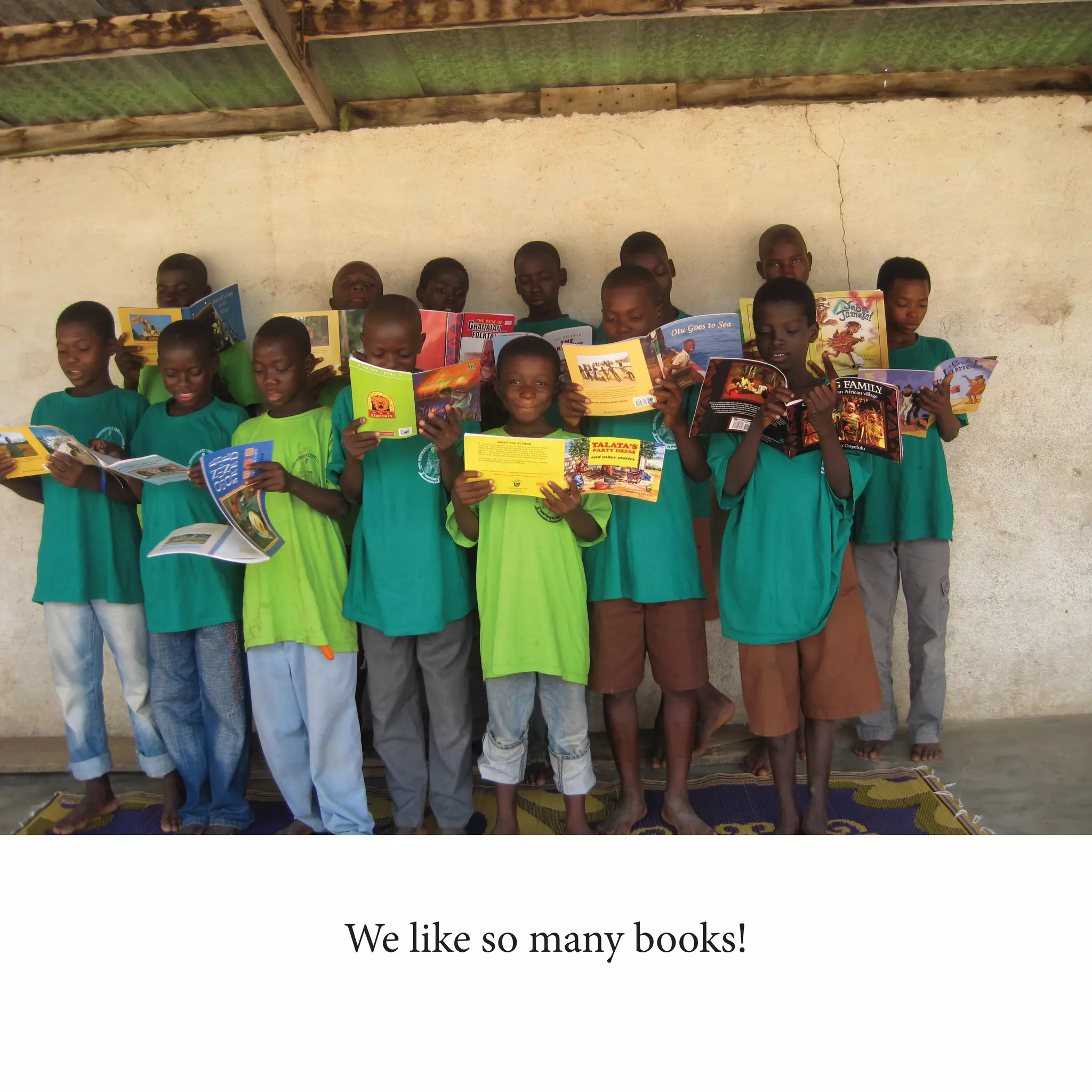 We like so many books!