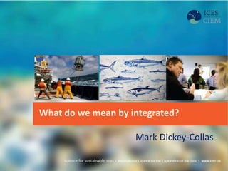 What do we mean by integrated?
Mark Dickey-Collas

 