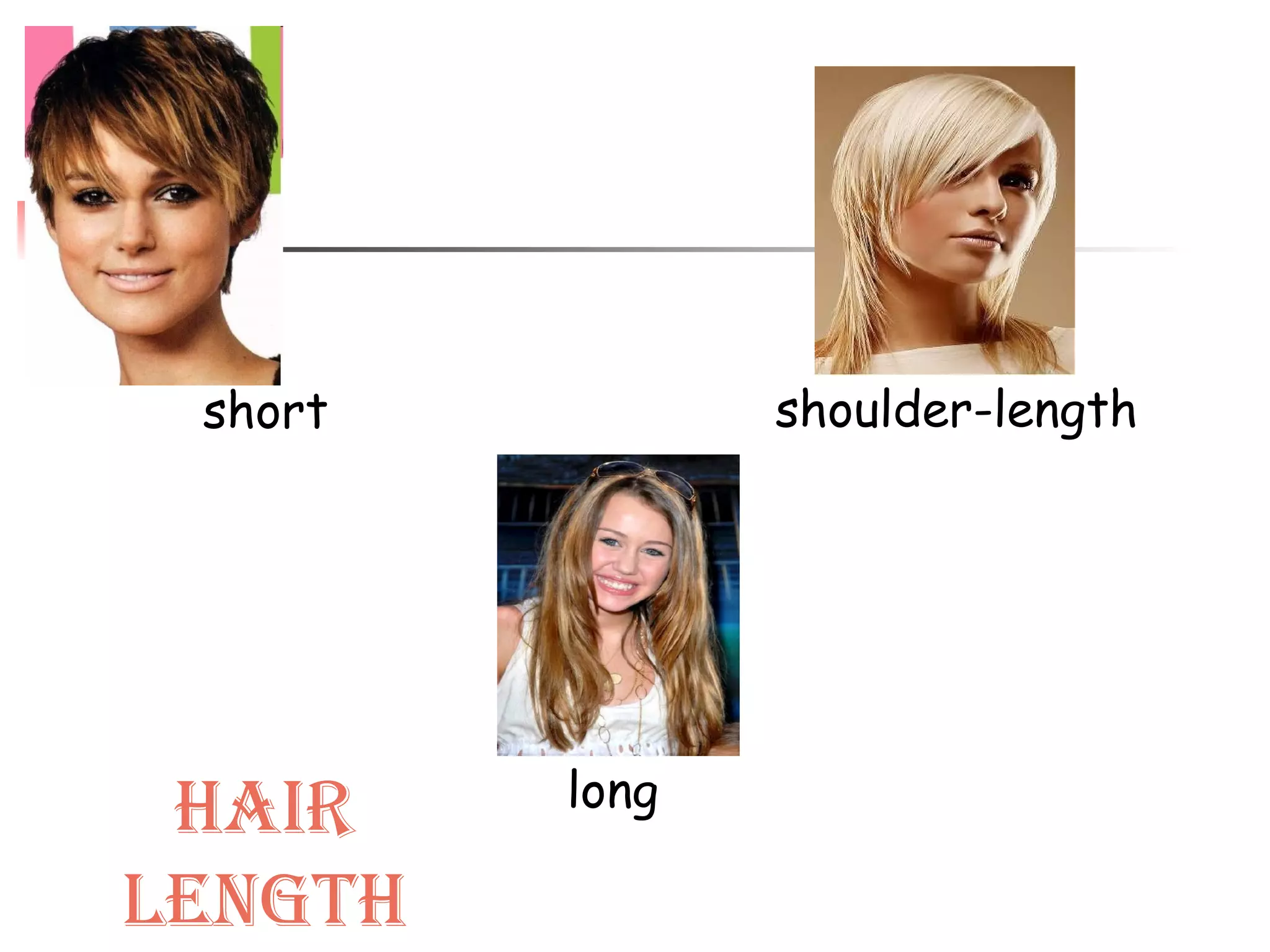 HAIR LENGTH short long shoulder-length 
