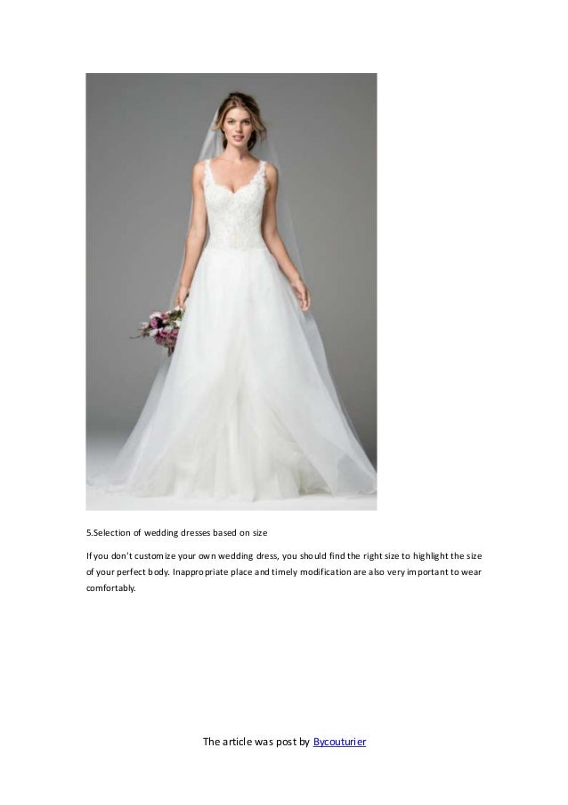 What Do You Need To Pay Attention Your Wedding Dress