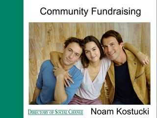 Community Fundraising
Noam Kostucki
 