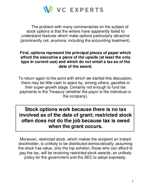 Are exercised stock options taxed