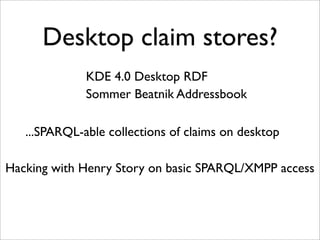 "Whatever I can get..."