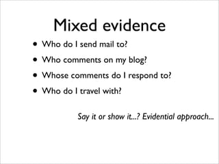 "Whatever I can get..."