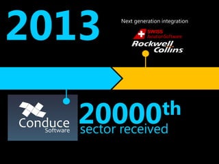 2013     Next generation integration




   20000 th
   sector received
 
