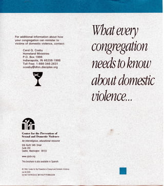 What everycongregationneedstoknowaboutdomesticviolence