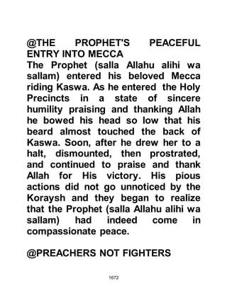 Biography of Prophet Muhammad (A Millennium or Journey of a Lifetime with the Prophet)