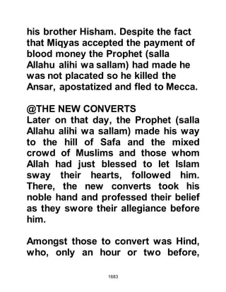 Biography of Prophet Muhammad (A Millennium or Journey of a Lifetime with the Prophet)