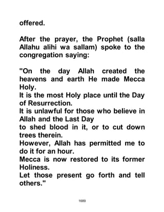 Biography of Prophet Muhammad (A Millennium or Journey of a Lifetime with the Prophet)