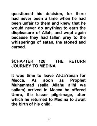 Biography of Prophet Muhammad (A Millennium or Journey of a Lifetime with the Prophet)