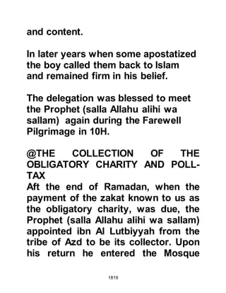 Biography of Prophet Muhammad (A Millennium or Journey of a Lifetime with the Prophet)