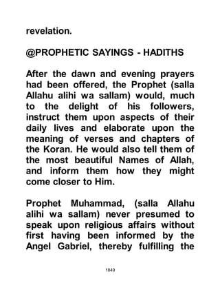 Biography of Prophet Muhammad (A Millennium or Journey of a Lifetime with the Prophet)