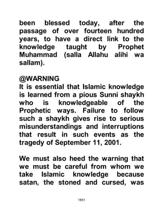 Biography of Prophet Muhammad (A Millennium or Journey of a Lifetime with the Prophet)