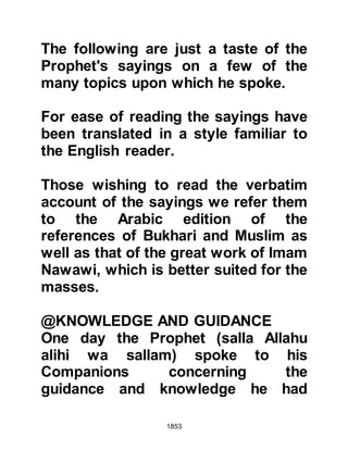 Biography of Prophet Muhammad (A Millennium or Journey of a Lifetime with the Prophet)