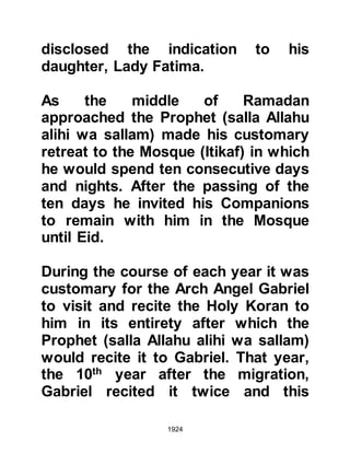 Biography of Prophet Muhammad (A Millennium or Journey of a Lifetime with the Prophet)