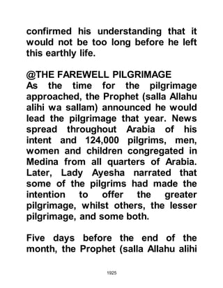 Biography of Prophet Muhammad (A Millennium or Journey of a Lifetime with the Prophet)