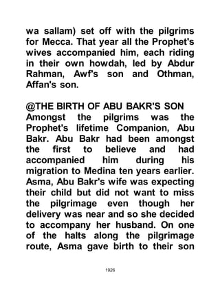 Biography of Prophet Muhammad (A Millennium or Journey of a Lifetime with the Prophet)