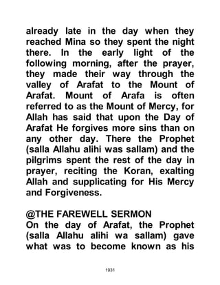 Biography of Prophet Muhammad (A Millennium or Journey of a Lifetime with the Prophet)