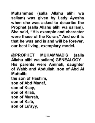 Biography of Prophet Muhammad (A Millennium or Journey of a Lifetime with the Prophet)