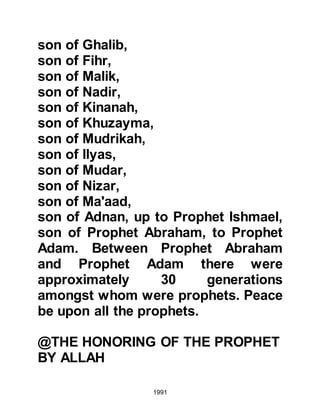 Biography of Prophet Muhammad (A Millennium or Journey of a Lifetime with the Prophet)