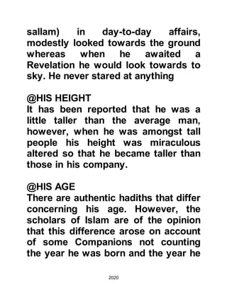 Biography of Prophet Muhammad (A Millennium or Journey of a Lifetime with the Prophet)