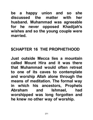 271
Muhammad, (salla Allahu alihi wa
sallam) each prophet had been sent
for their own specific nation -- they
were not sent to save the whole of
humanity. In one of his sermons
Prophet Jesus, peace be upon him,
spoke of his own particular mission
which is recorded in the New
Testament, "He answered, I am not
sent but unto the lost sheep of the
House of Israel." (Bible, New
Testament, Matthew 24 40:15), in
other words, the sincere Jews who
were trying to follow the true
teachings of Moses but found it
difficult to do so on account of the
corrupt teachings of erring rabbis
who better served and feared their
secular masters rather than their
Creator.
 