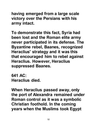 52
Prophet Abraham was born to
honorable parents descended from
Prophet Noah. He was born in the
city of Hara, Iraq during the reign of
King Nimrod and is often referred to
as “The Friend of Allah” and "The
Father of the Prophets".
There had been a void in guidance
since the death of Prophet Noah and
the people of Hara reverted to
idolatry. Hara was renowned for its
ornate, pagan temples and its
citizens took great pride in the idols
housed within them. Offerings were
sacrificed to the idols and ritual
ceremonies wishfully invoking their
favors performed before them.
A lucrative commerce had grown
around the activities of the temples.
 