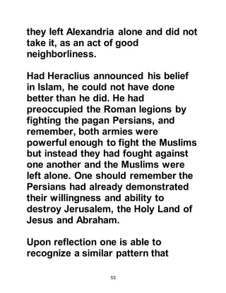 53
Carved replicas of the idols were a
much sought after possession and it
was to this profession that Azar,
Abraham’s father directed his talents.
@WHO IS MY LORD
Abraham was unlike his
contemporaries, he grew to be an
upright, caring young man repulsed
by idol worship and sought the
answer to a question that had
consumed him for many years -- who
was his Lord?
In the process of his guidance, Allah
in His Mercy caused Abraham to
contemplate upon the kingdoms of
the heavens and earth. One evening,
as he gazed up into the night sky, he
saw a planet shinning more brightly
than the others and exclaimed, "This
 
