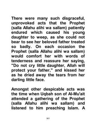 561
sallam):
"Say: 'It is revealed to me that a party
of jinn listened and then said:
'We have indeed heard a wonderful
Koran,
that guides to the Right Path.
We believe in it and we will not
associate anyone with our Lord.
He - exalted be the Majesty of our
Lord
who has neither taken to Himself a
wife, nor a son!
The ignorant fool among us has
spoken outrageously against Allah,
we never thought that either human
or jinn would ever tell a lie against
Allah!'"
Koran 72:1-5
When the Prophet (salla Allahu alihi
 