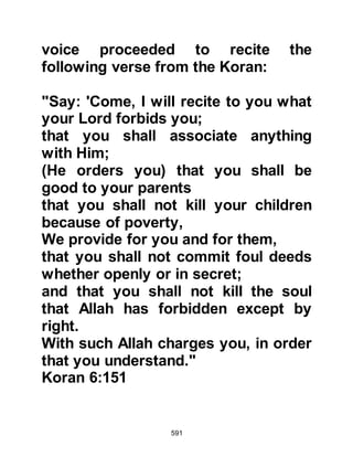 591
long beard, it was Prophet Aaron, the
son of Imran. Like the prophets
before him he too welcomed and
supplicated for him and inquired if he
had been sent.
@THE SIXTH HEAVEN
In the sixth heaven he met a man with
a prominent nose, similar to those of
the people of Shanu'a. The man was
Prophet Moses, brother of Aaron and
son of Imran, and as before he too
welcomed and supplicated for him
and inquired whether he had been
sent.
When he was with Moses, Moses
started to weep, whereupon the
Prophet (salla Allahu alihi wa sallam)
asked why he was weeping. Moses
replied, “O Lord, this is a young man
 