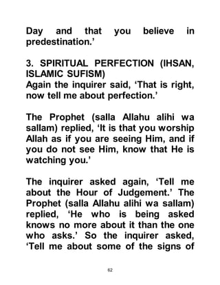 62
of no use so he told Abraham he did
not wish to see him again for
sometime. As they parted company,
tenderhearted Abraham told Azar he
would ask Allah to forgive him, and
that perhaps his Lord would accept
his prayer.
Abraham continued to preach against
the idols but the people continued to
spurn what he had to say. After each
refusal, he would ask them the same
question he had asked Azar – “What
made them so devoted to their
idols?” -- but they replied in the same
way, which was simply because their
fathers and ancestors had
worshipped them. Some even
accused Abraham of jesting with
them, but he swore this was not so,
and that without a doubt their Lord, is
 